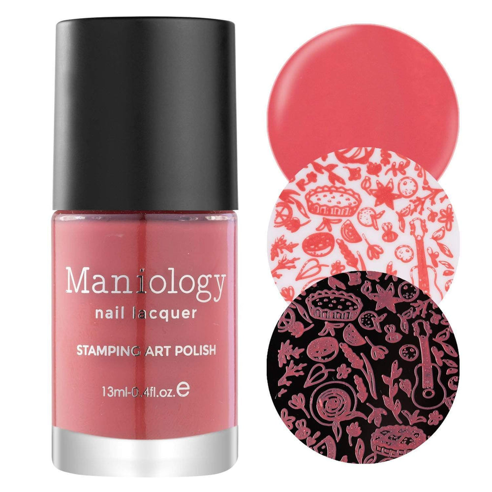 Watermelon (B345) - Coral Pink Stamping Polish