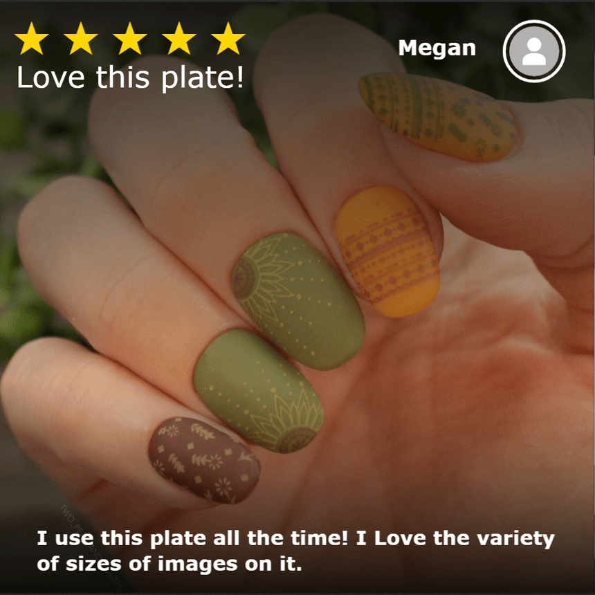 Wild Heart: Casablanca (m015) - Nail Stamping Plate