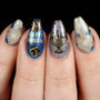 Winter Occasions: Happy Hanukkah (m263) - Nail Stamping Plate