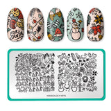 Winter Occasions XL: For Santa/Winter Wonderland (m174) - Nail Stamping Plate