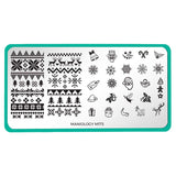 Winter Occasions XL: Ugly Sweater/Holly Jolly (m173) - Nail Stamping Plate