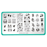 Witch's Familiar (M313) - Nail Stamping Plate