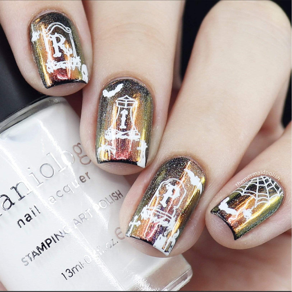 Writing on the Wall (m241) - Nail Stamping Plate