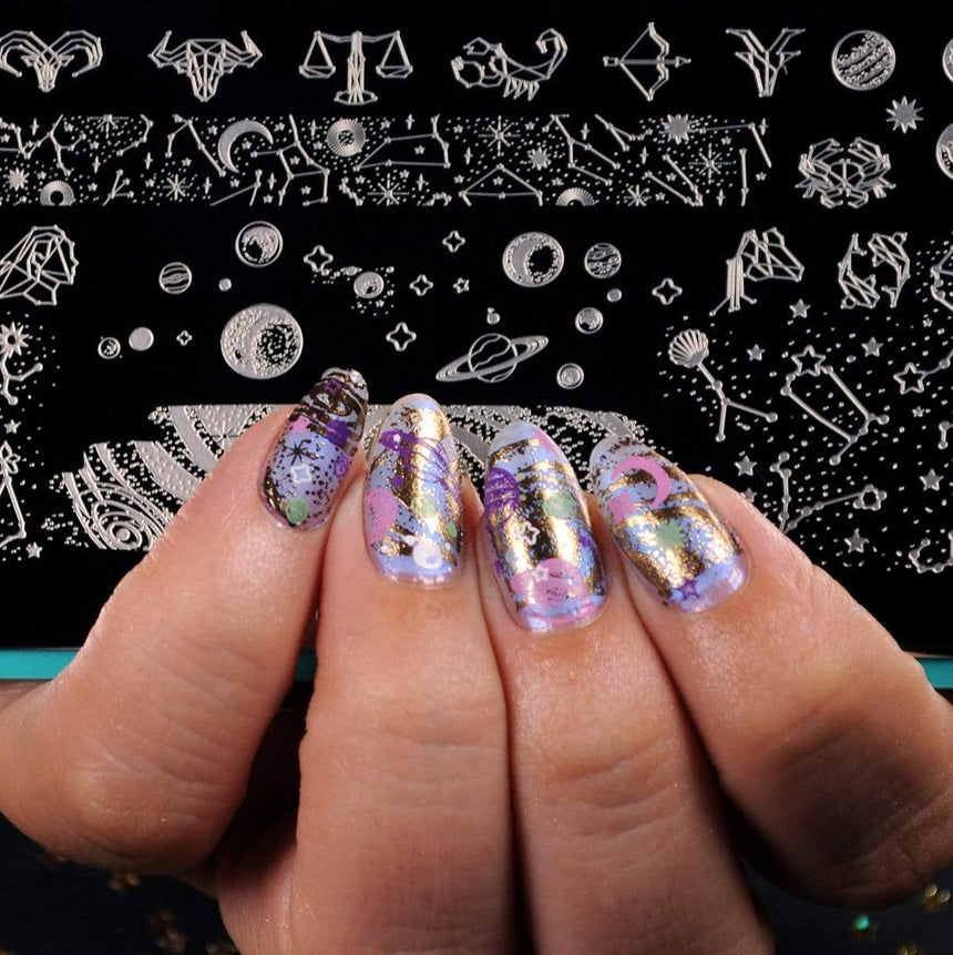 Star Signs: Zodiac ID (MXM045) - Nail Stamping Plate