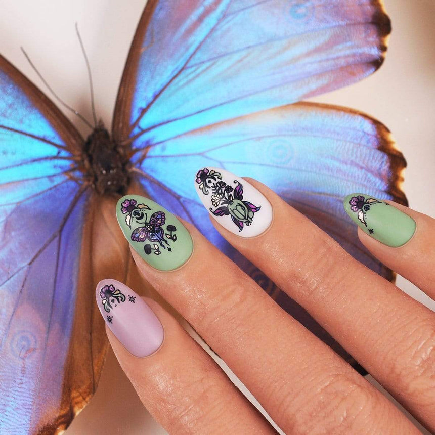 Fairy Kingdom: Fairyfolk (MXM053) - Nail Stamping Plate