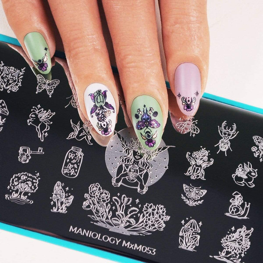 Fairy Kingdom: Fairyfolk (MXM053) - Nail Stamping Plate