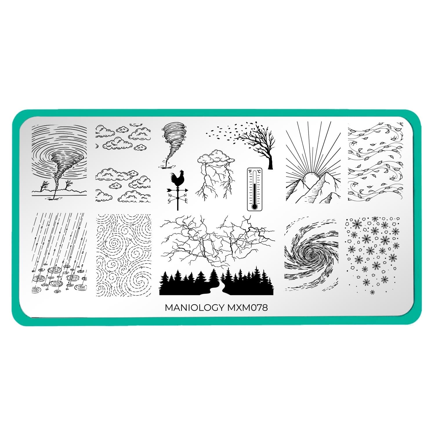 Storm Chaser: Eye of the Storm (MXM078) - Nail Stamping Plate