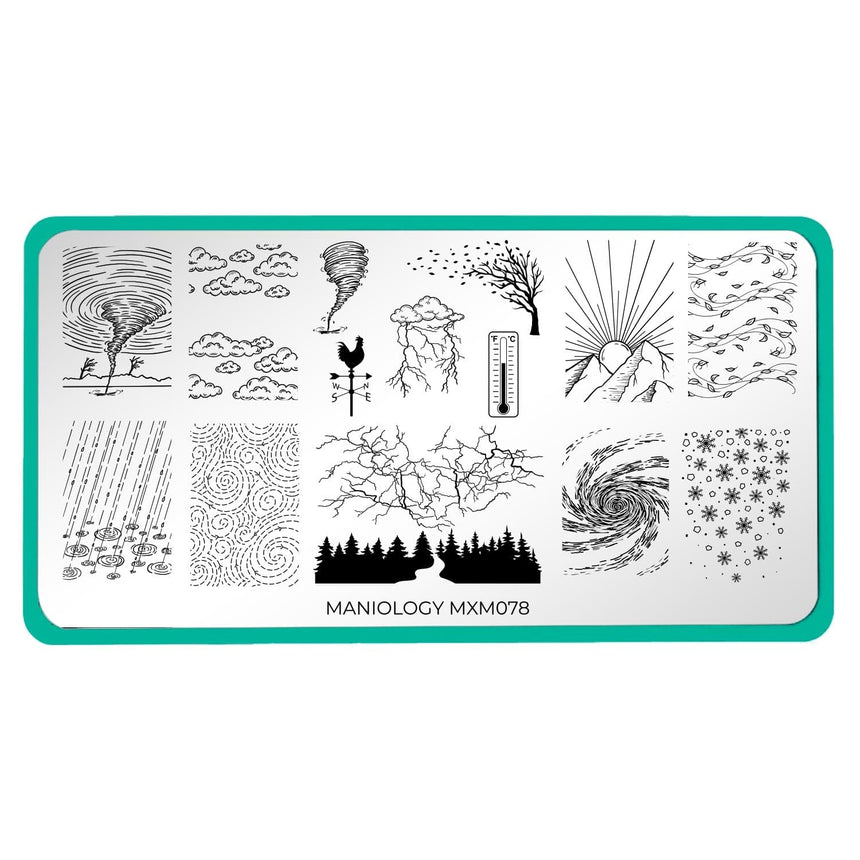 Storm Chaser: Eye of the Storm (MXM078) - Nail Stamping Plate