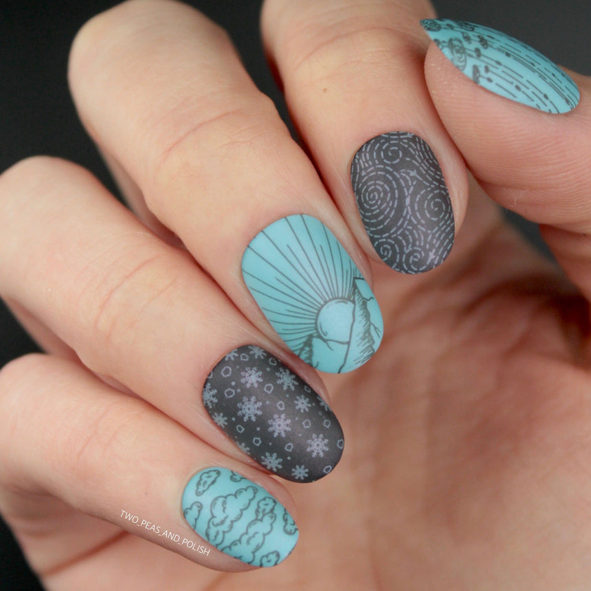 Storm Chaser: Eye of the Storm (MXM078) - Nail Stamping Plate