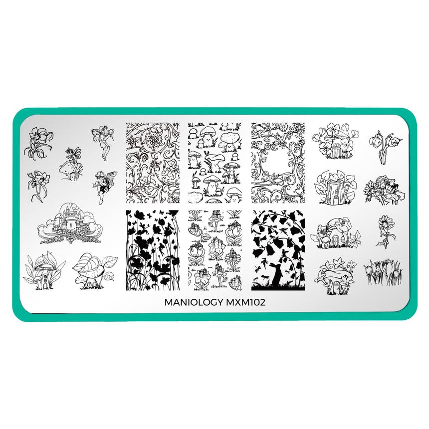 Enchanted: Pixielight (MXM102) - Nail Stamping Plate