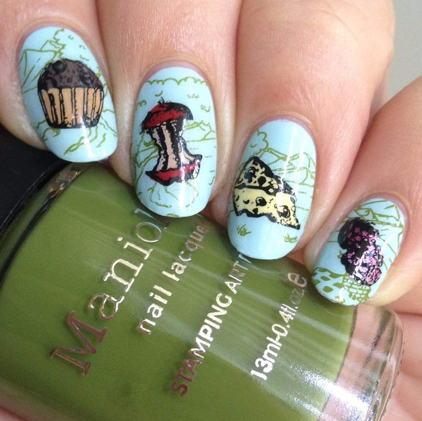 Summer Picnic: Under the Weave (MXM037) - Nail Stamping Plate