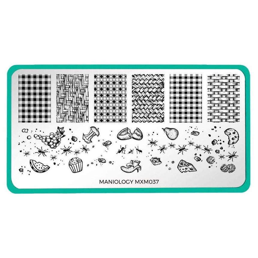 Summer Picnic: Under the Weave (MXM037) - Nail Stamping Plate