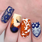 Wild West: Last Rodeo (MXM062) - Nail Stamping Plate