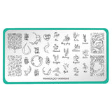 Aromatherapy: Scented Garden (MXM049) - Nail Stamping Plate