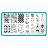 Hearts & Chains: Heartcrafted (MXM097) - Nail Stamping Plate
