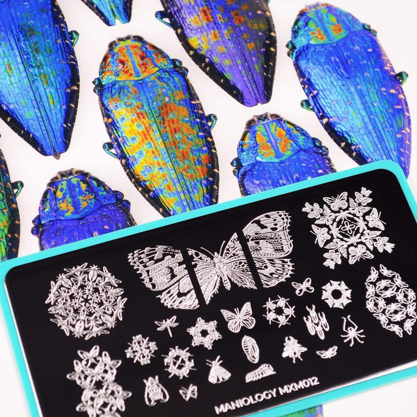 Metamorphosis: Infinite Flutter (MXM012) - Nail Stamping Plate