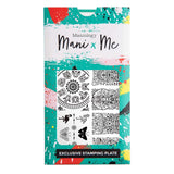 Mandala: Zen Creatures (MXM060) - Nail Stamping Plate