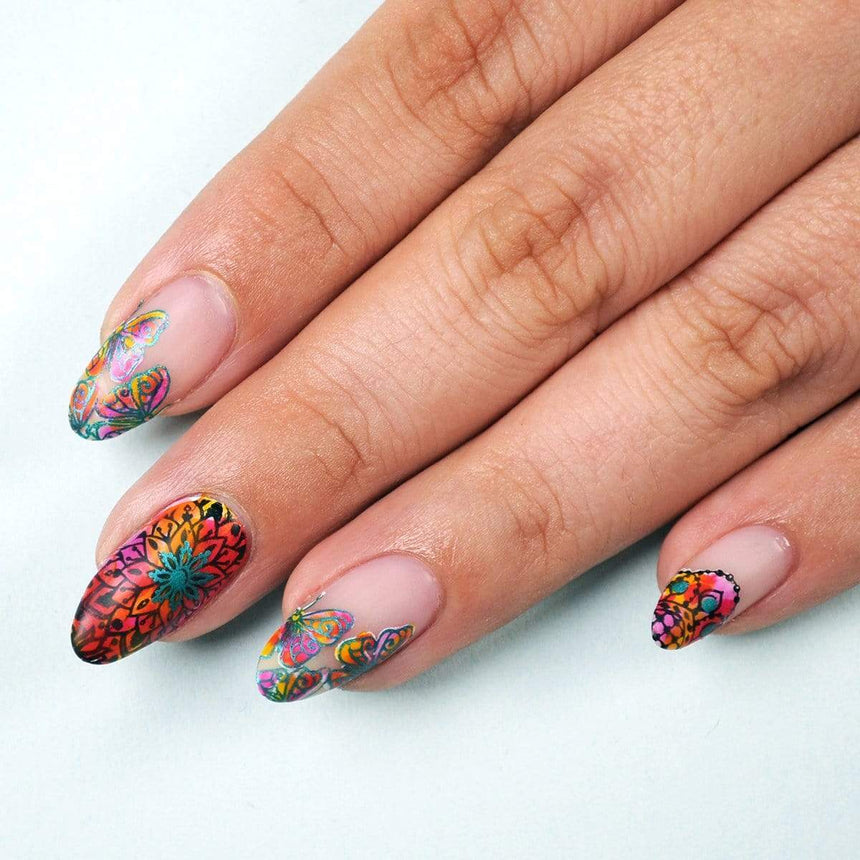 Mandala: Zen Creatures (MXM060) - Nail Stamping Plate