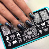 Mandala: Zen Creatures (MXM060) - Nail Stamping Plate