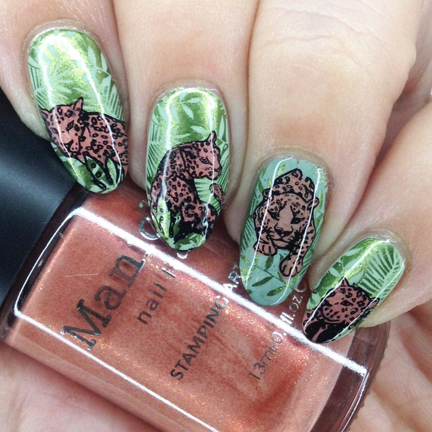 Into the Wild: Jungle Beat (MXM083) - Nail Stamping Plate