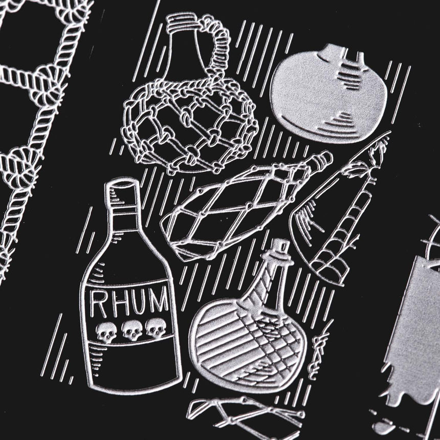 High Seas: X Marks the Spot (MXM058) - Nail Stamping Plate