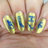 High Seas: X Marks the Spot (MXM058) - Nail Stamping Plate