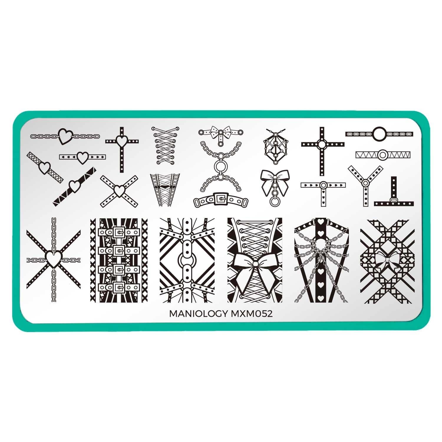 Sweet and Sultry: Buckle Up (MXM052) - Nail Stamping Plate – Maniology