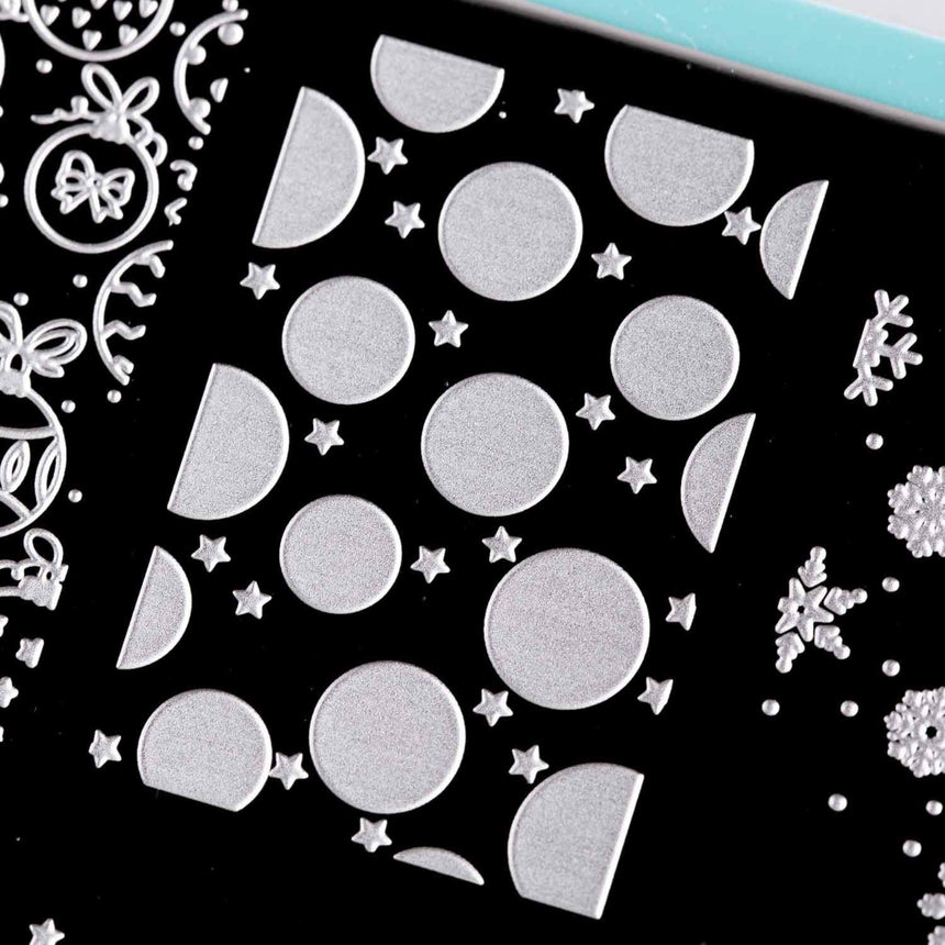 Snow Day: Holiday Makers (MXM043) - Nail Stamping Plate (CLEARANCE)