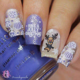 Snow Day: Holiday Makers (MXM043) - Nail Stamping Plate (CLEARANCE)