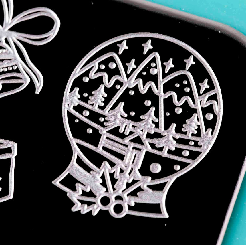 Snow Day: Holiday Makers (MXM043) - Nail Stamping Plate (CLEARANCE)