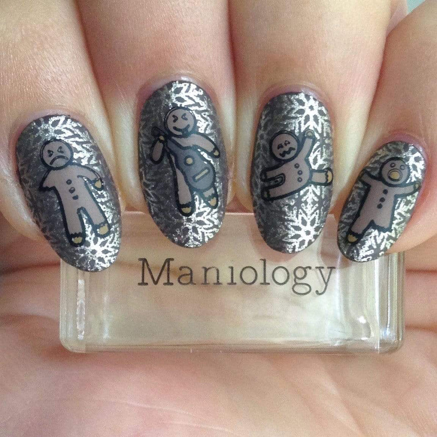 Snow Day: Holiday Makers (MXM043) - Nail Stamping Plate