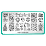 Tropical Holiday: Deck the Palms (MXM068) - Nail Stamping Plate