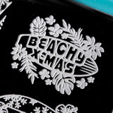 Tropical Holiday: Deck the Palms (MXM068) - Nail Stamping Plate