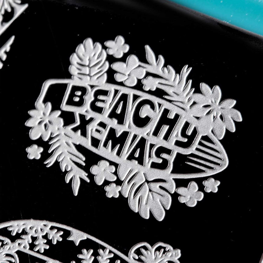 Tropical Holiday: Deck the Palms (MXM068) - Nail Stamping Plate