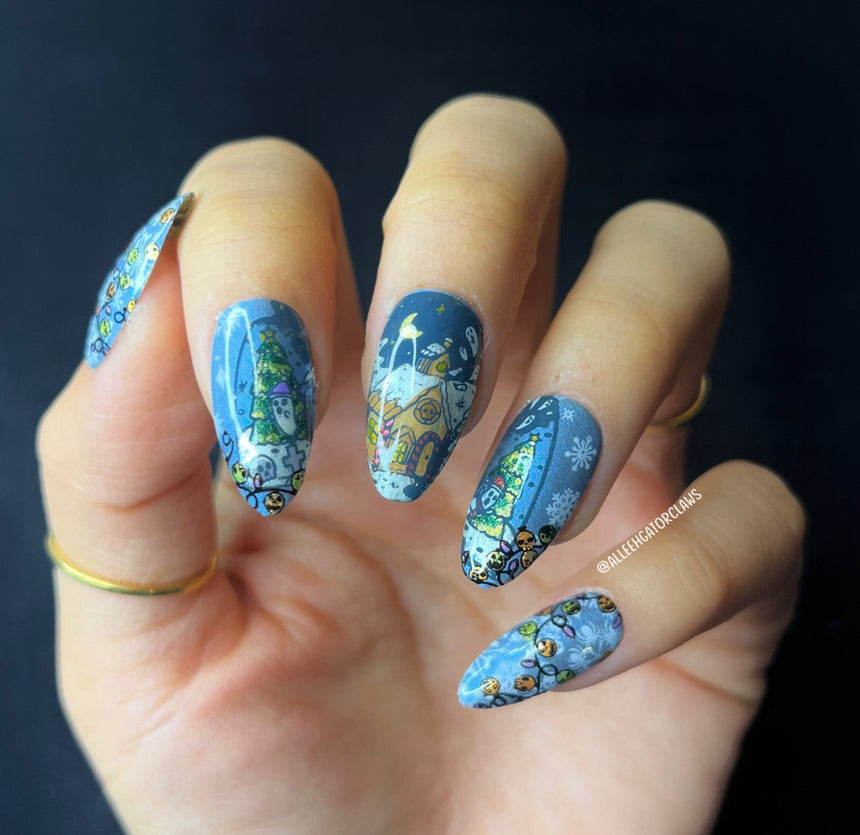 Merry & Fright: Creepmas Cheer (MXM091) - Nail Stamping Plate