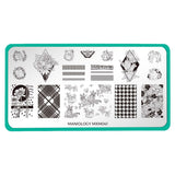 Unraveled: Falling Pieces (MXM041) - Nail Stamping Plate