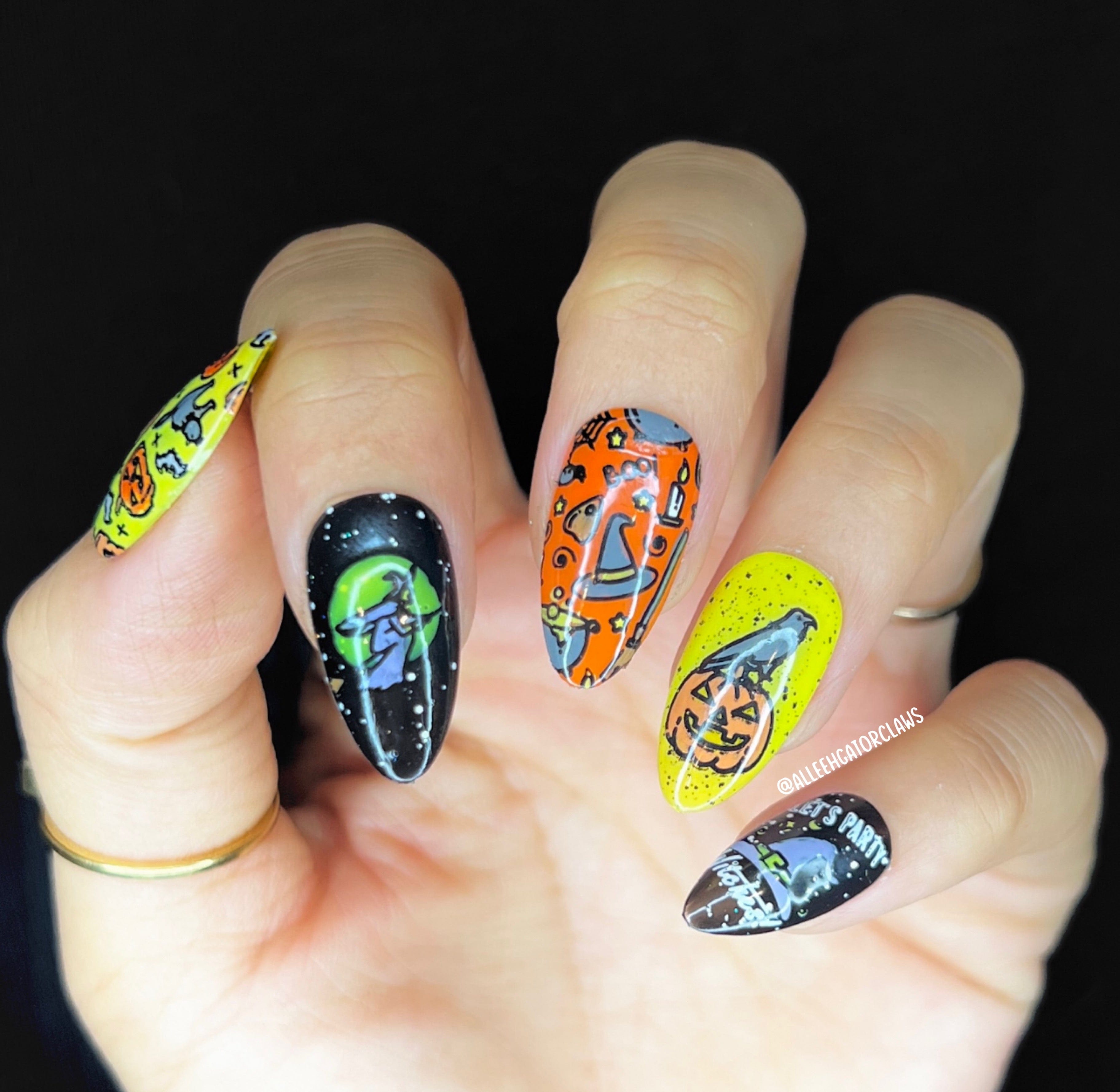 M_nail♡ Electro-Cute: Fright Lights (MXM087) - Nail Stamping Plate – Maniology