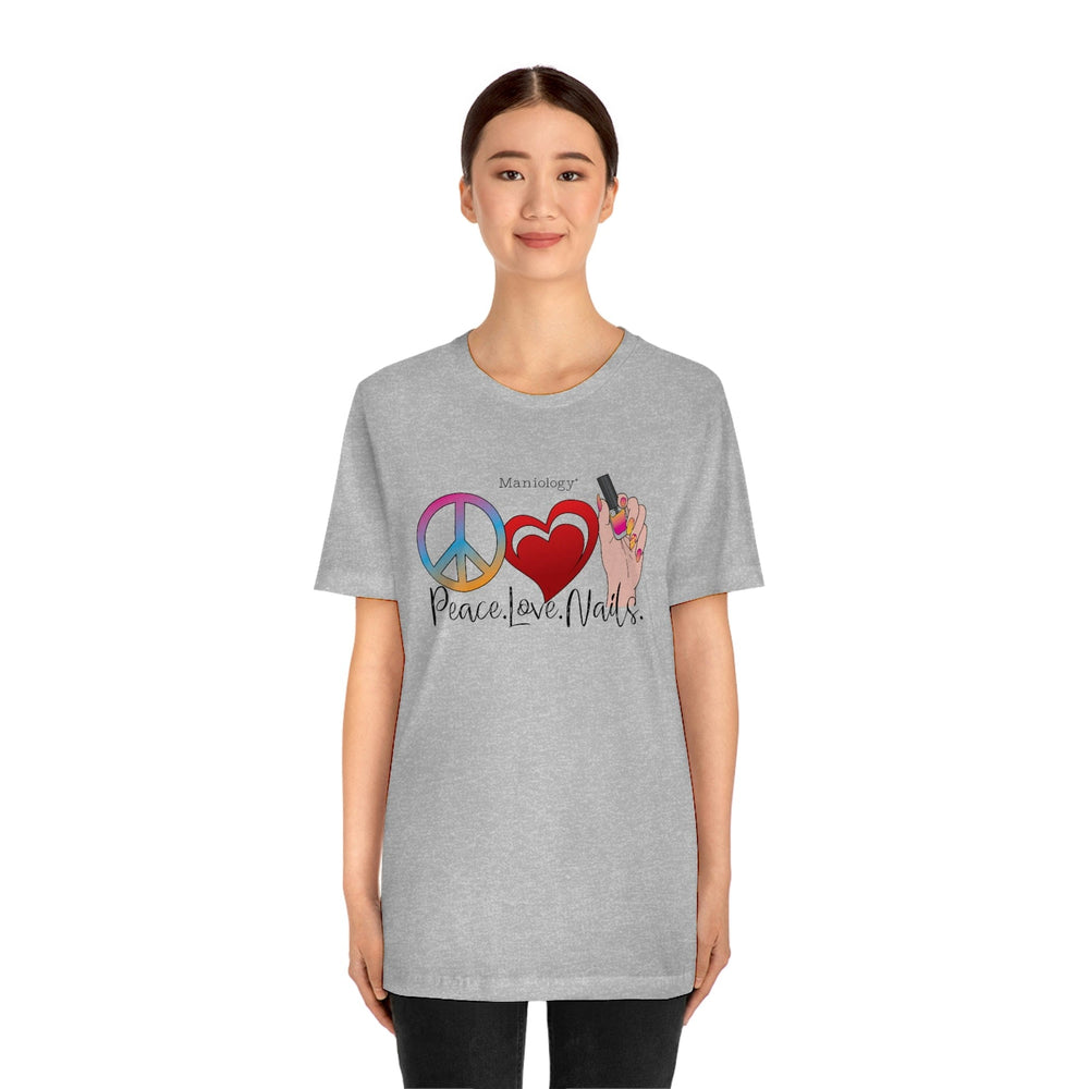 Peace - Love - Nails - Short Sleeve T-shirt