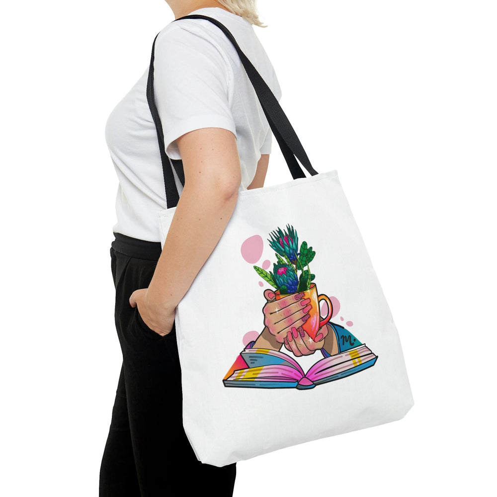 Plants, Books and Nails Tote Bag
