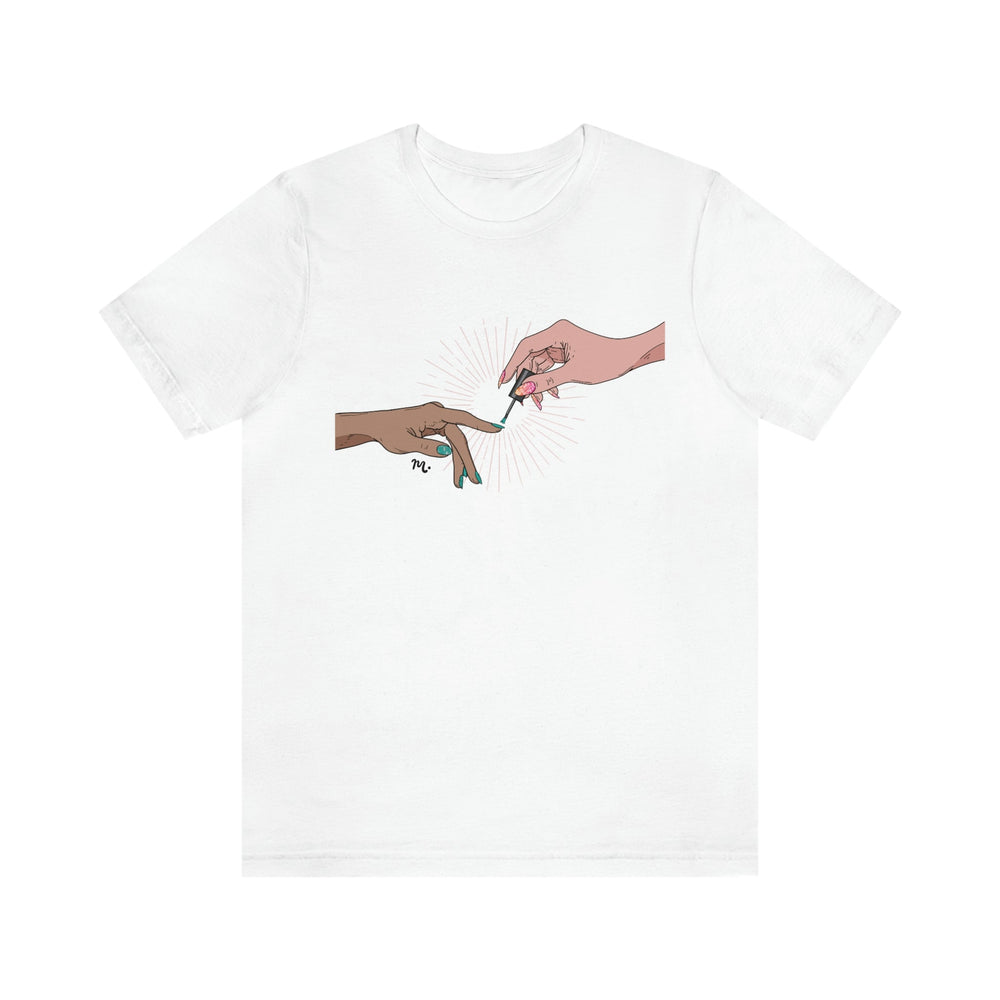 The Creation of Manicure - Short Sleeve T-shirt