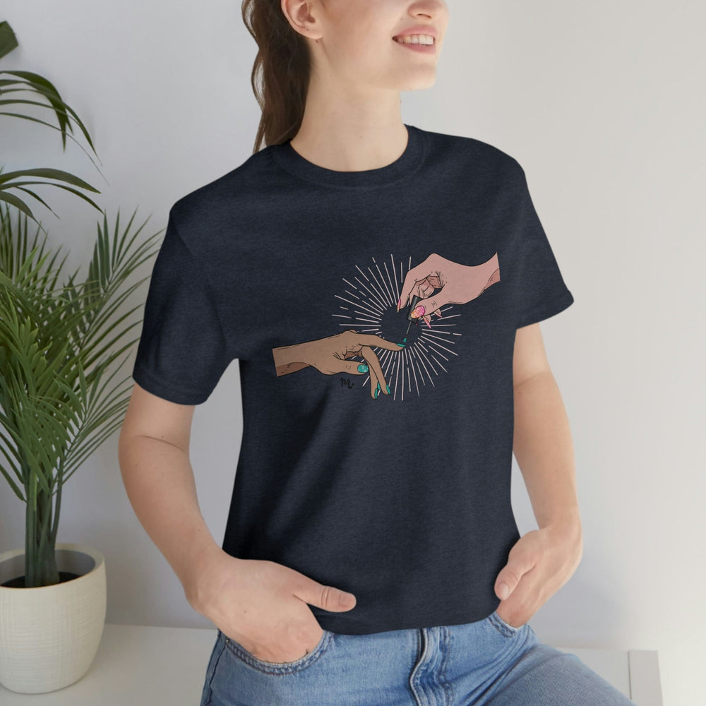 The Creation of Manicure - Short Sleeve T-shirt